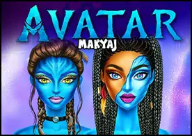 Avatar filminin kızlarından Neytiri ve arkadaşları partiye gidecek onlara hazırlanmalarında yardımcı ol