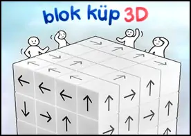 Blok Küp 3D - 