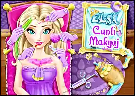 Elsa Canlı Makyaj - 