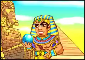 Eski Mısır harabeleri eşliğinde 25 seviyelik top fırlatma oyunu sizi bekliyor