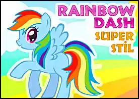 Rainbow Dash Süper Stil - 