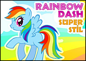 Rainbow Dash Süper Stil